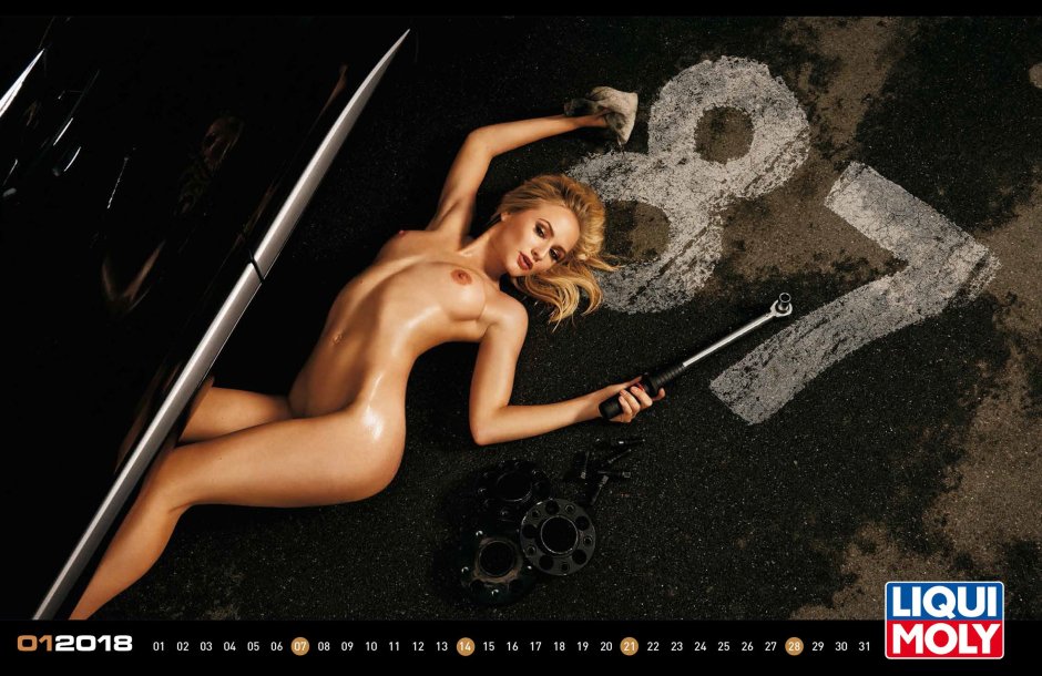 Erotic calendar with poses