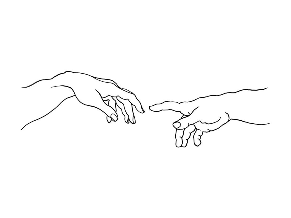 A man behind the woman holds the woman by the chest