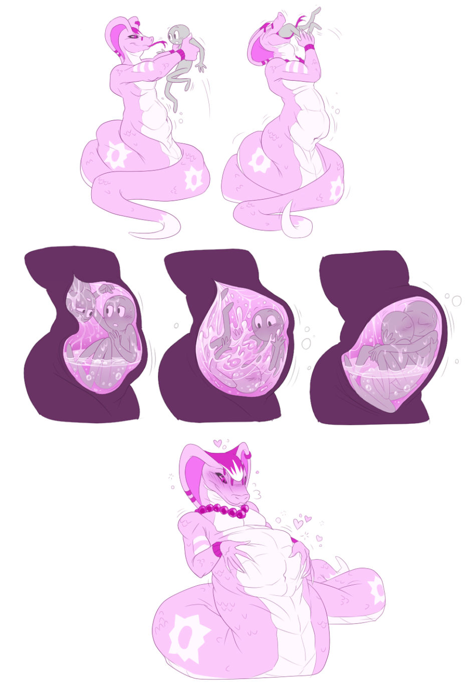 Comic book Vore Raptor