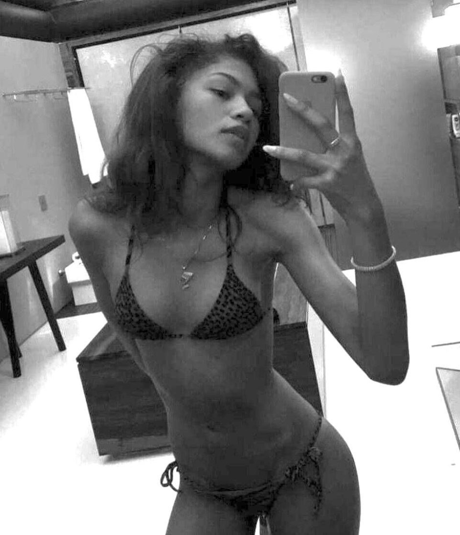 Zendaya in underwear