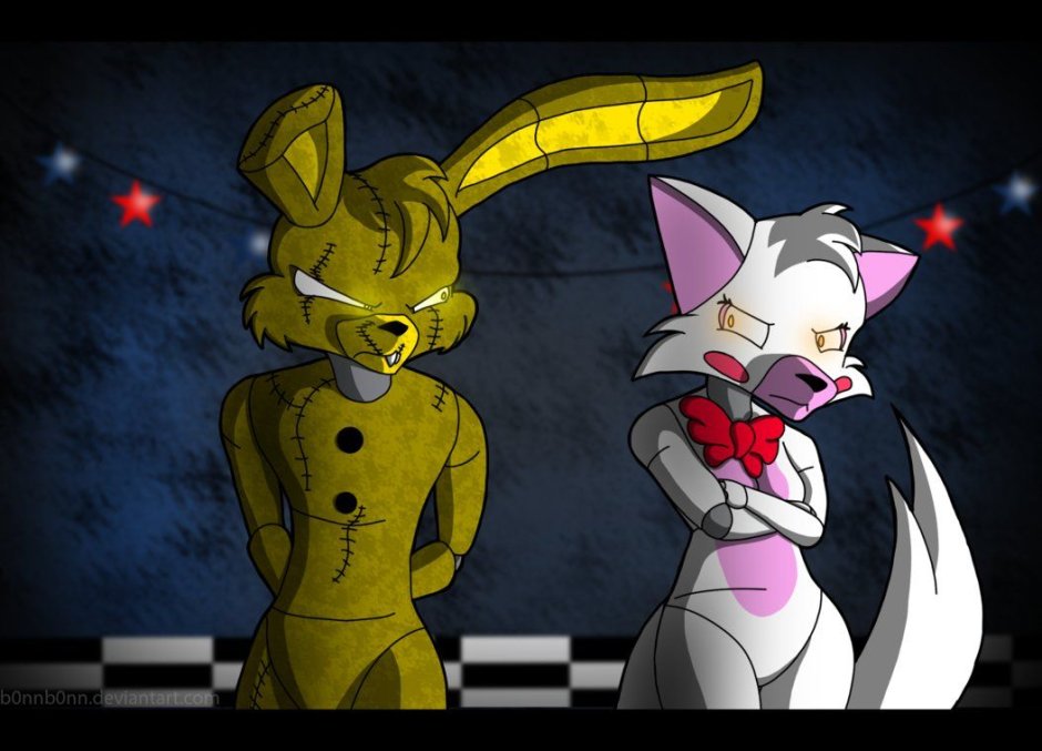 Mangle from the adventure of animatronics