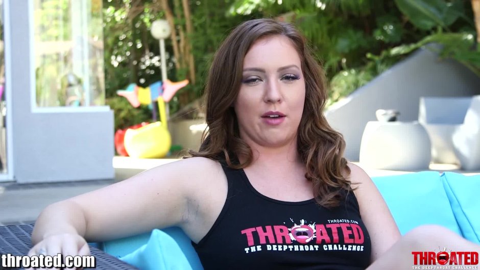 Deep blowjob to vomiting