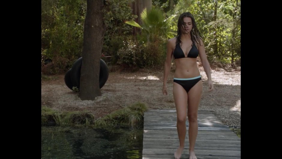 Maia Mitchell in a swimsuit