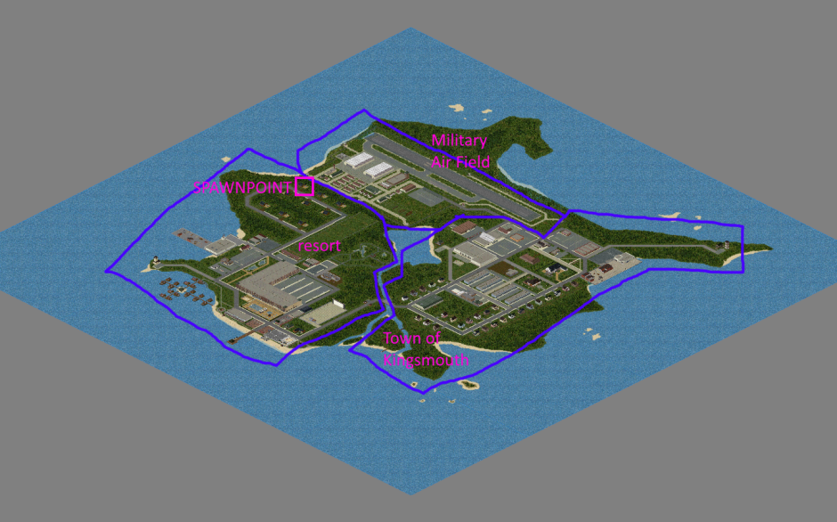 Project Zomboid Island Kingsmouth Map