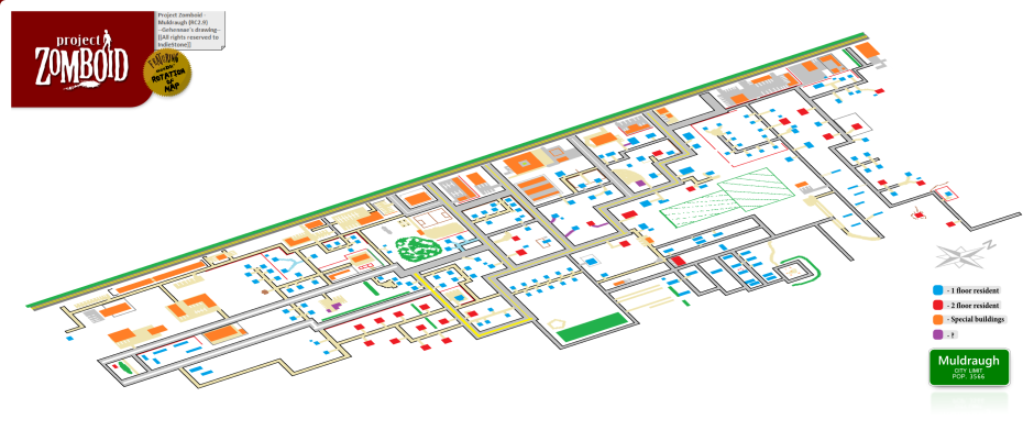 Zomboid map Roswood