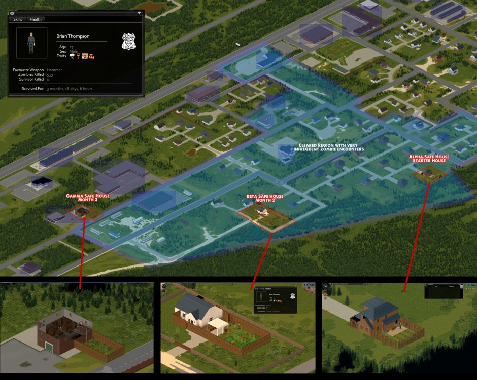 Prostect zombie military base on the map