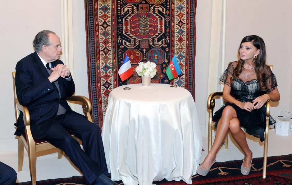 Emine Erdogan and Mehriban Aliyev