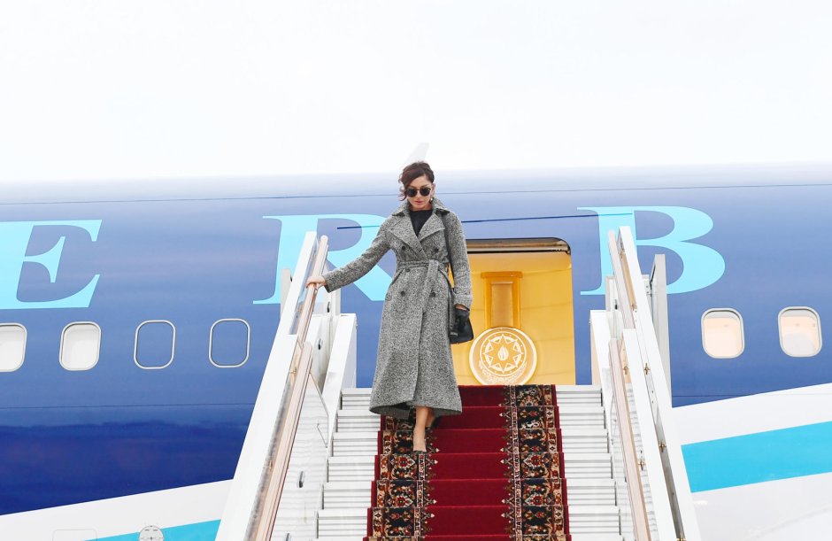 The wife of the president of Azerbaijan Mehriban Aliyev