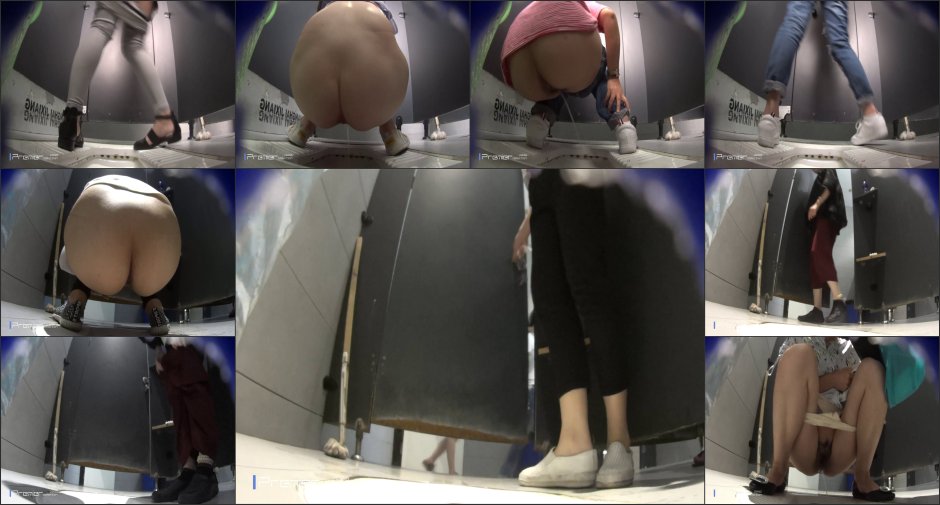 Peeping in the women's toilet