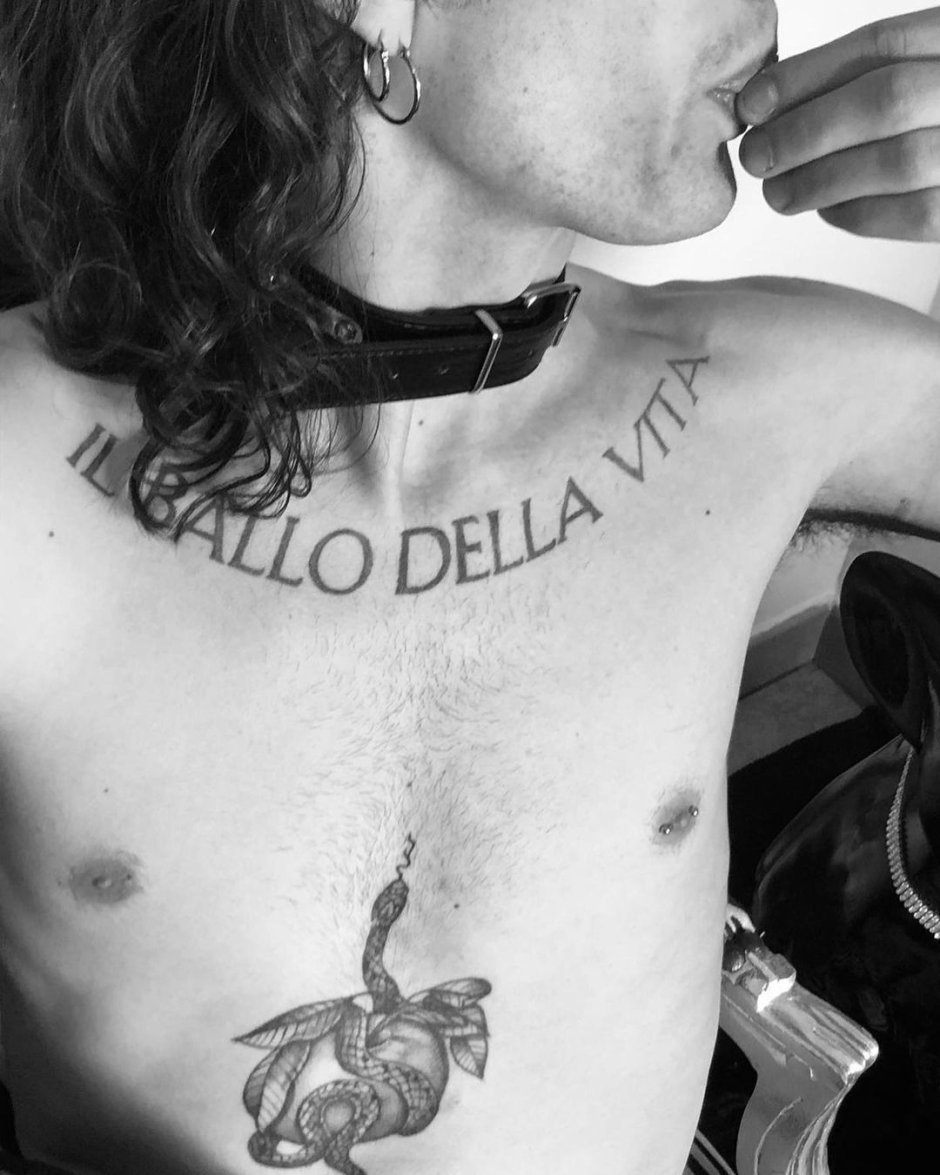 Damiano David Tattoo Victoria