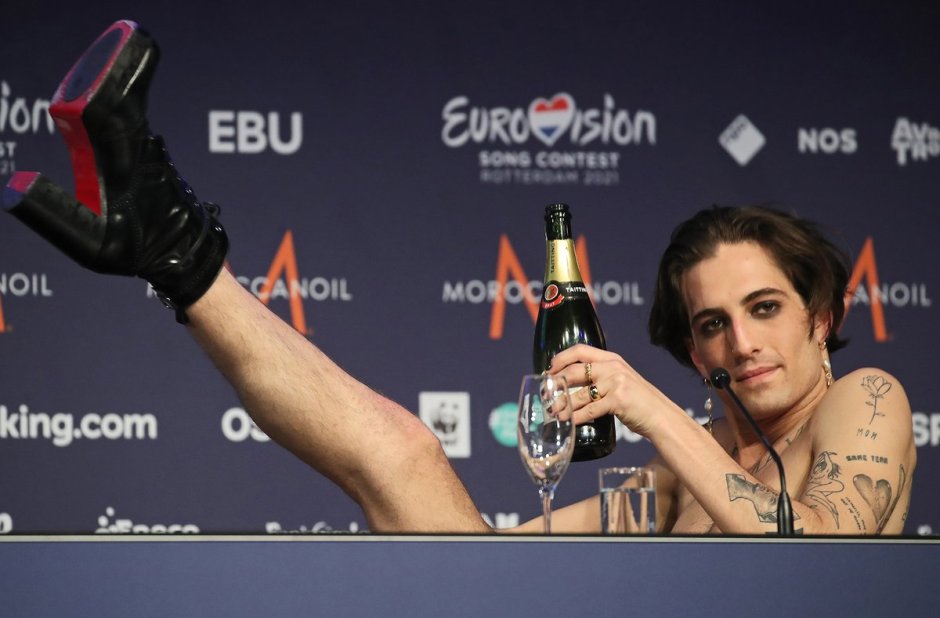 Maneskin Damiano David Eurovision 2021
