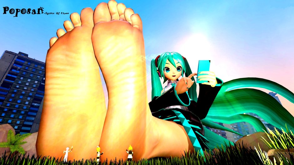 Hatsun Miku foot fetish