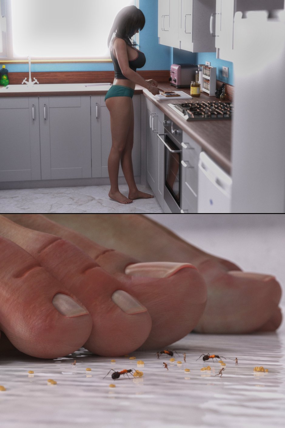 Ekaterina Lisina Giantess Feet Pov
