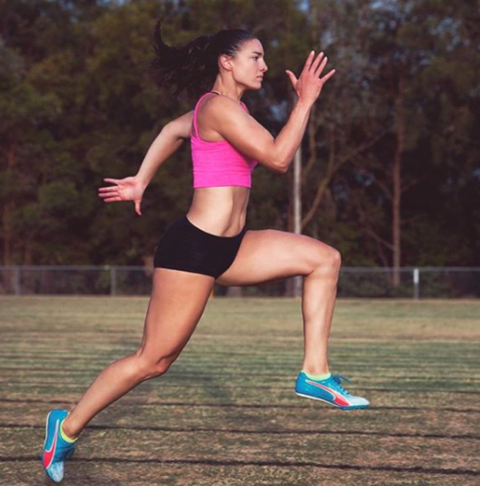 Australian barrier Michelle Jenneke