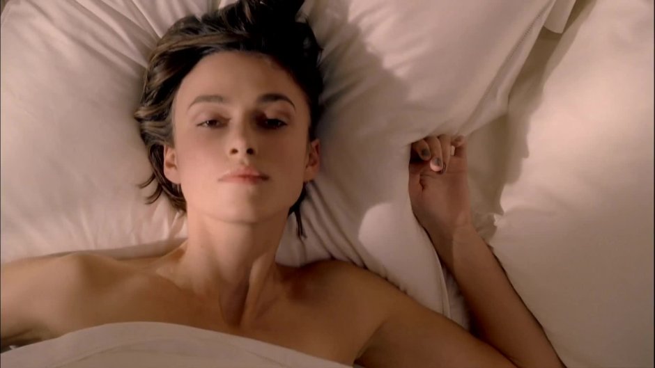 Kira Knightley in bed
