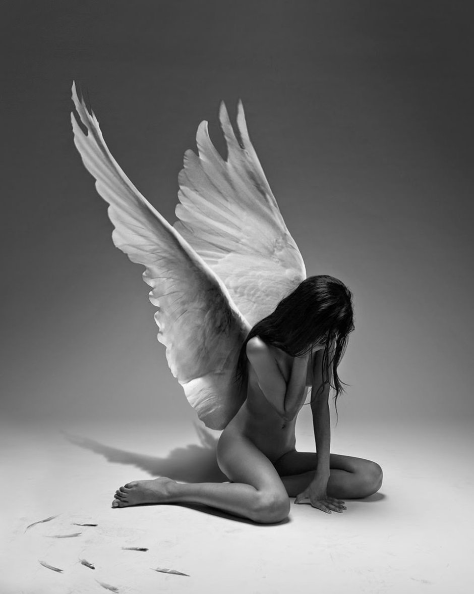 Girl with wings