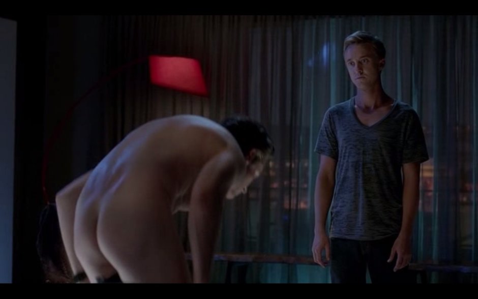 Naked Tom Holland and Chris Evans