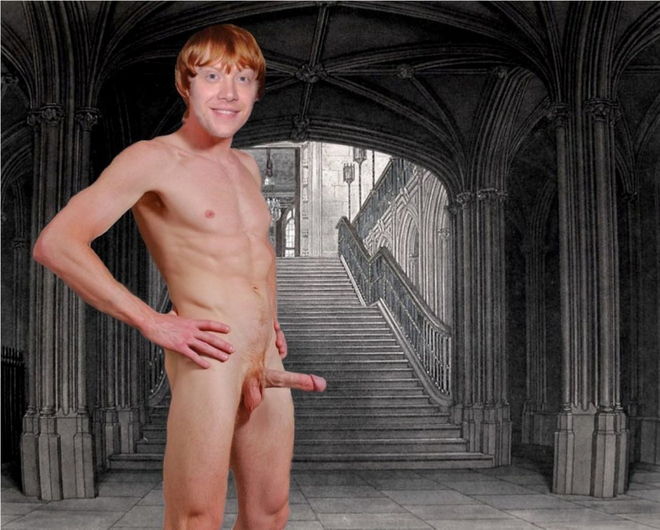 Naked Tom Felton and Daniel Radcliffe