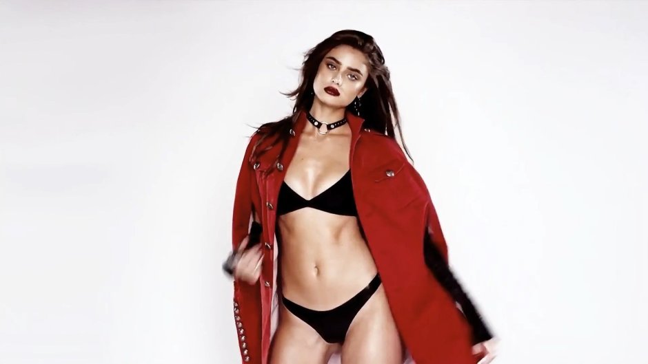 Taylor Hill in the buttock swimsuit