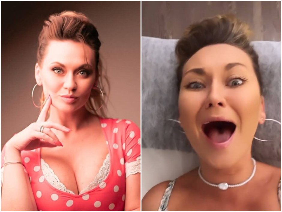 Presenter Alina Gileva Maxim
