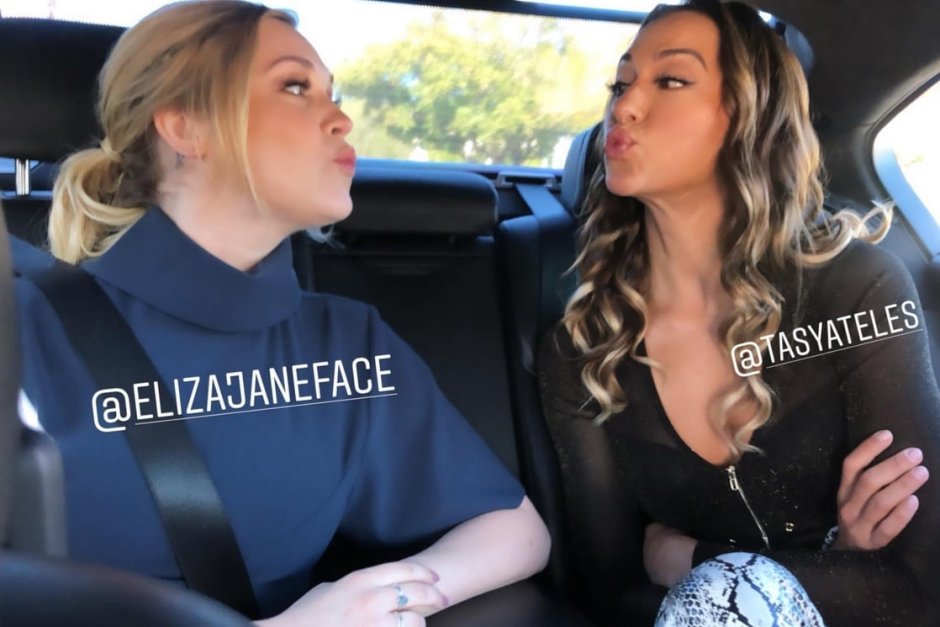 Tasya Teles and Eliza Taylor