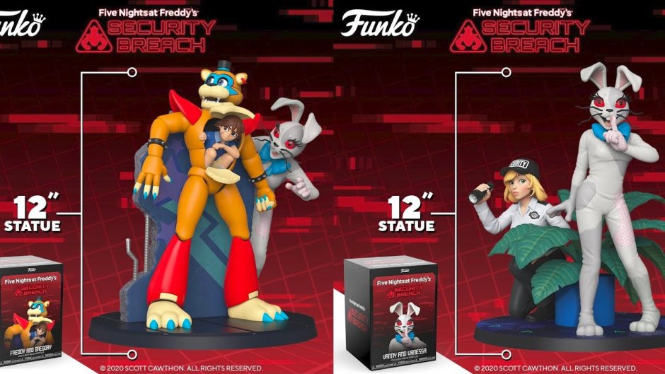 Fnaf 9 Security Breach toys