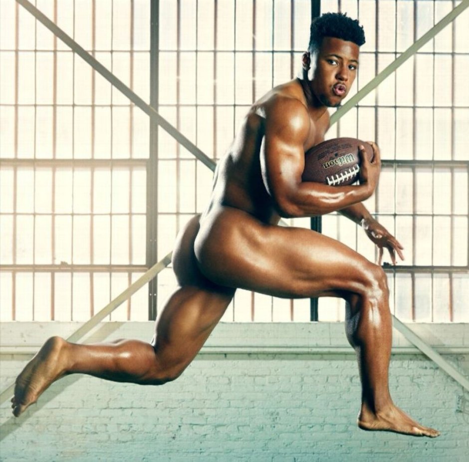 The athletes starred naked