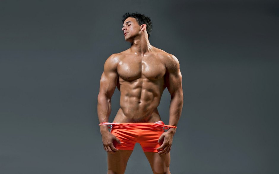 Beautiful male figure