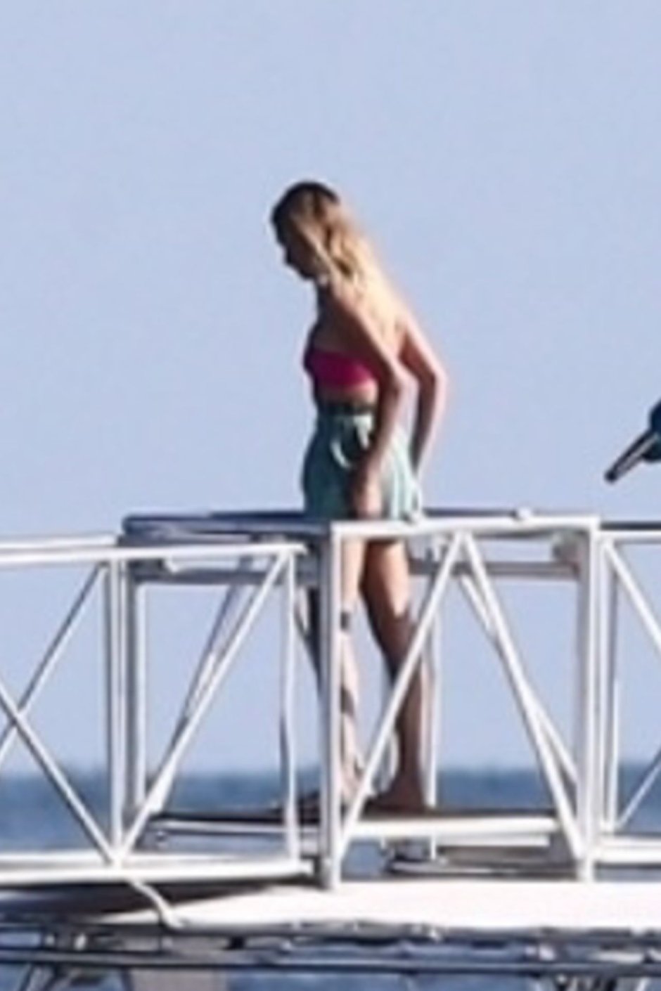 Helly Bieber in a swimsuit