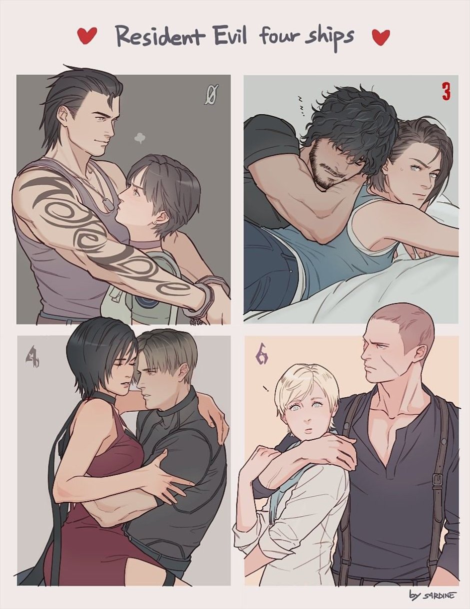 Leon and Sherry Resident Evil