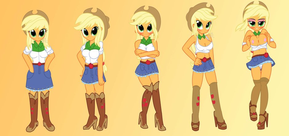 Apple Jack Equestria Gerls Rule 34