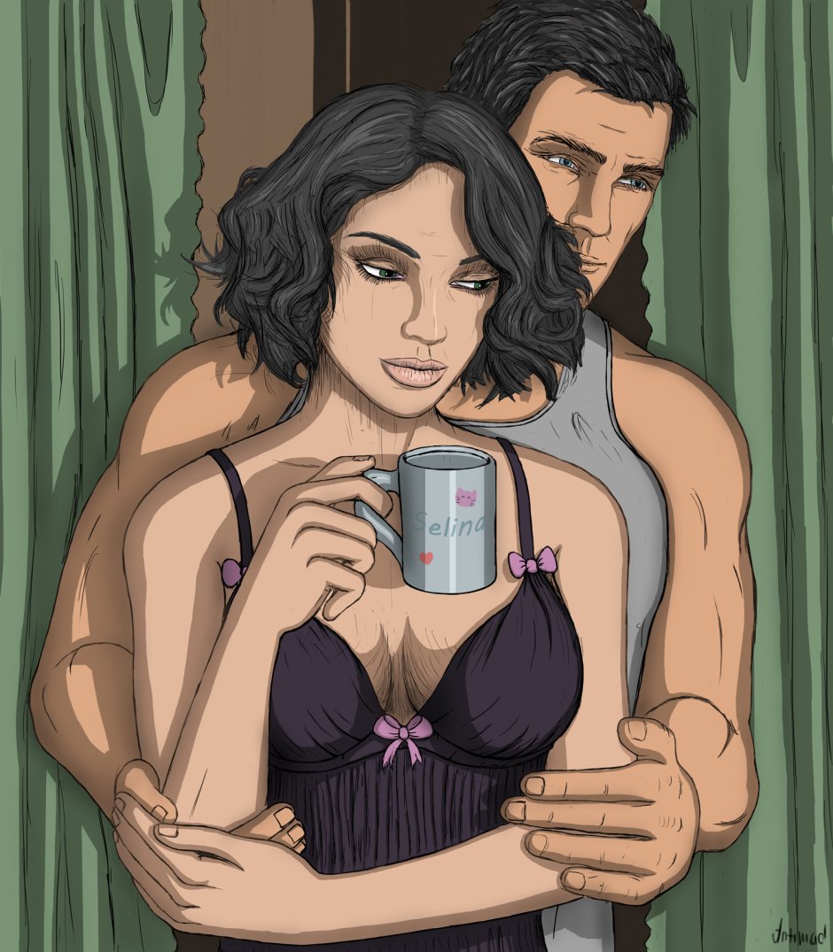 Bruce Wayne and Selina Kyle