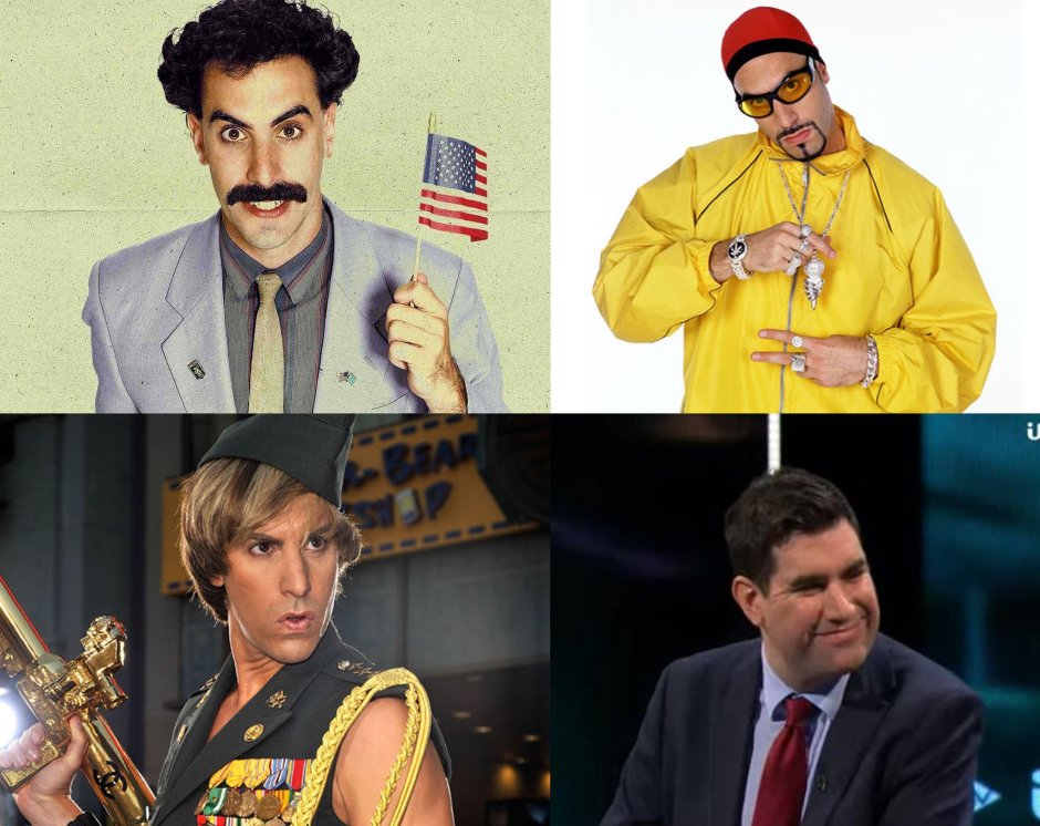 Borat and Azamat fight