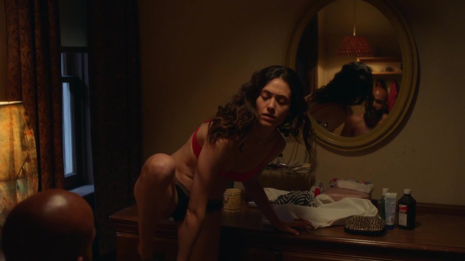 Naked Emmy Rossam in the series shameless