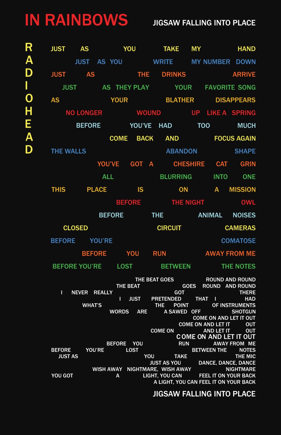 Radiohead Jigsaw Falling Into Place
