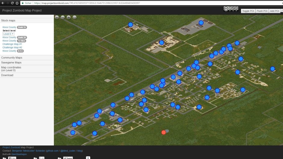 Bedford Falls Project Zomboid map
