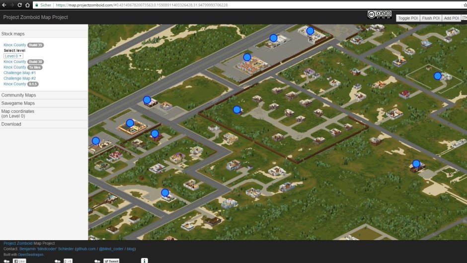 Project Zomboid 40.43 map