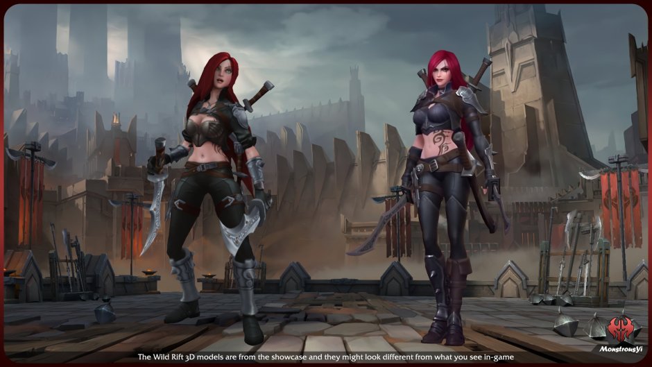 Katarina with white hair lol
