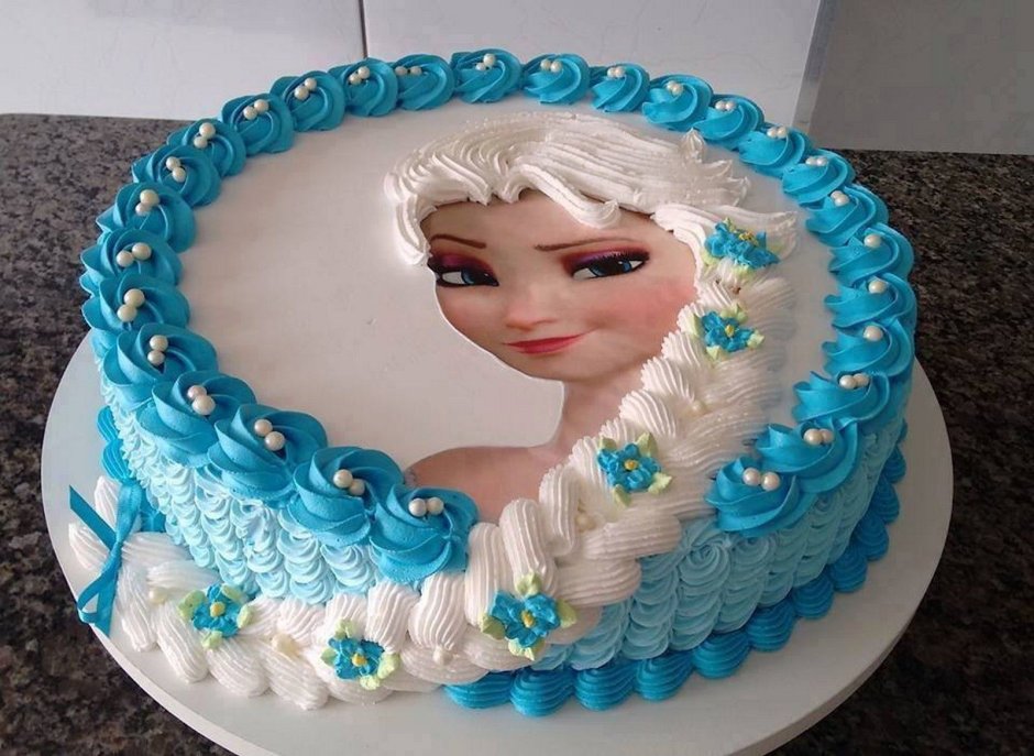 Elsa cake cold heart 2