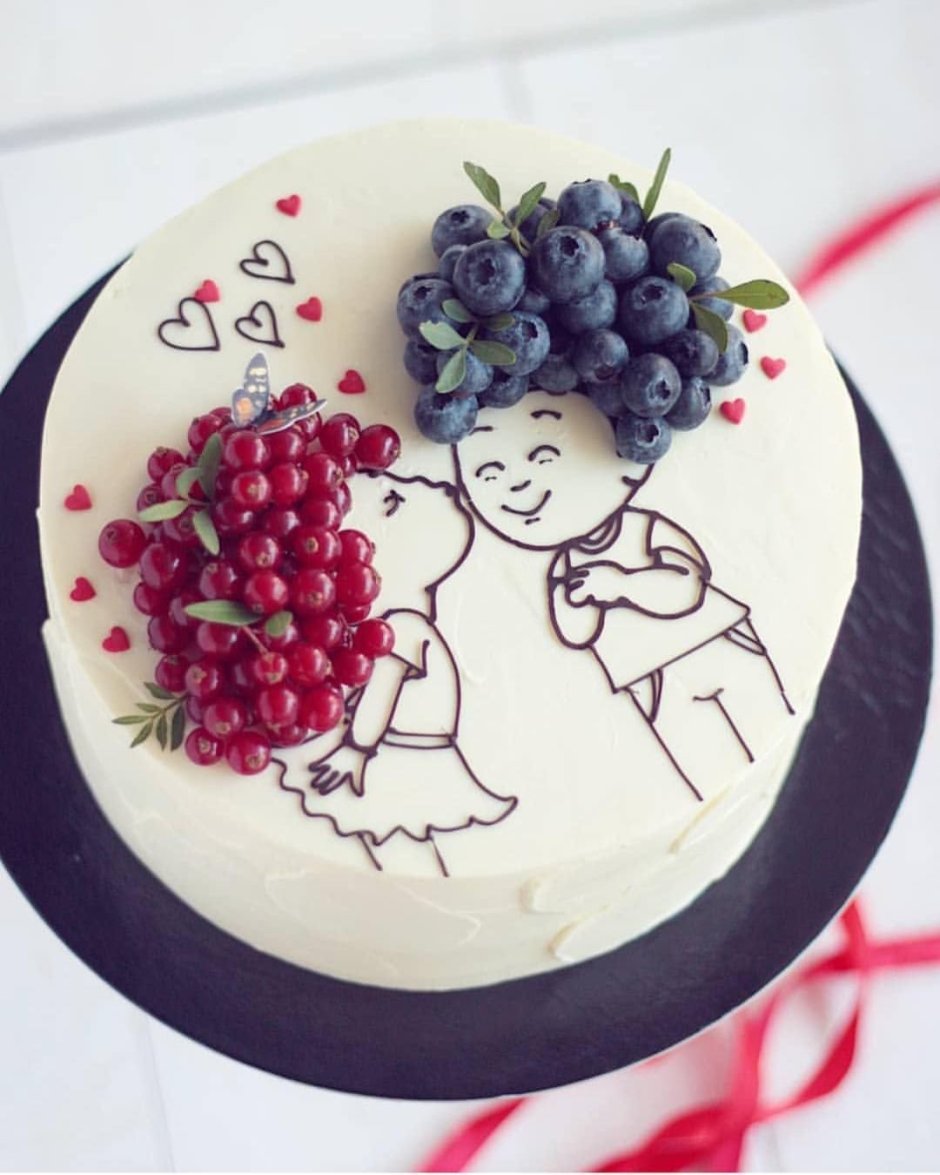 Cake with photo printing