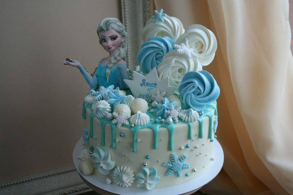 Cake Elsa Cold Heart