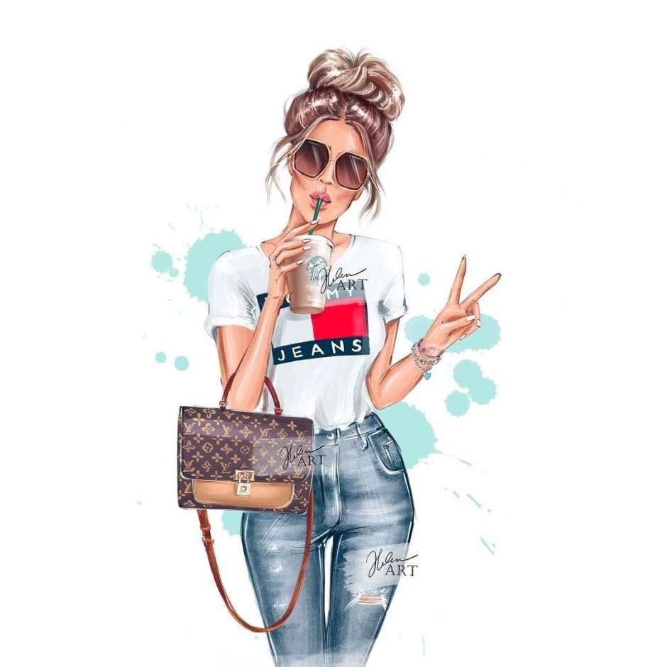 Fashionable illustrations