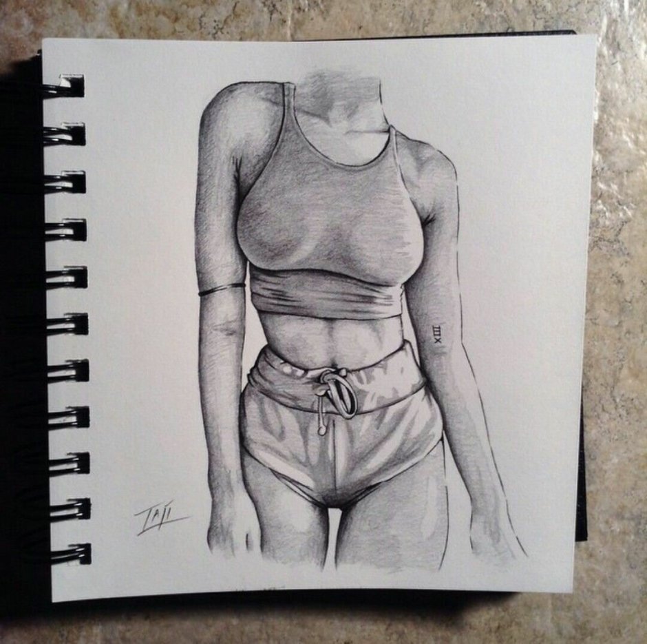 Waist drawing
