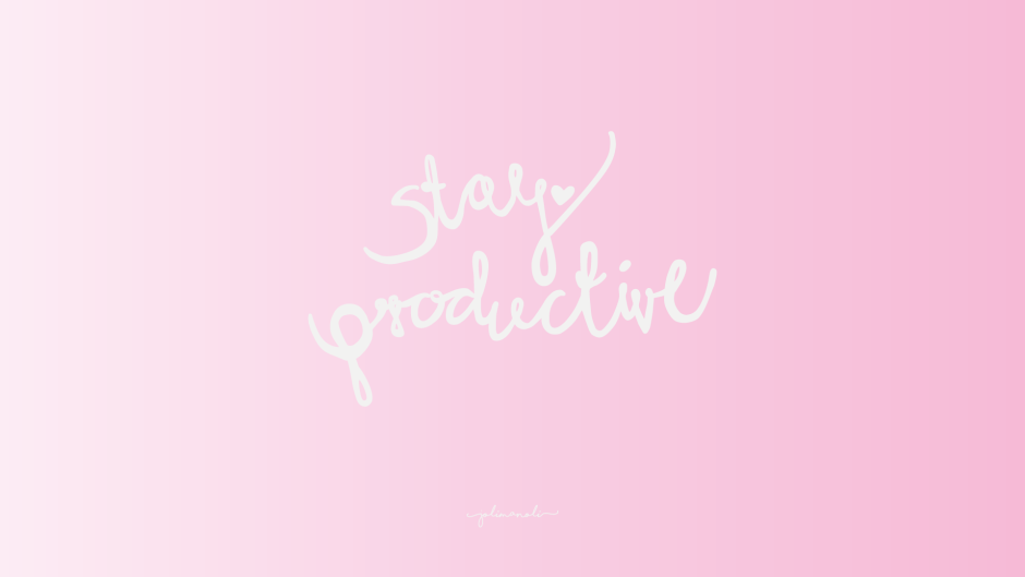 Quotes on a pink background