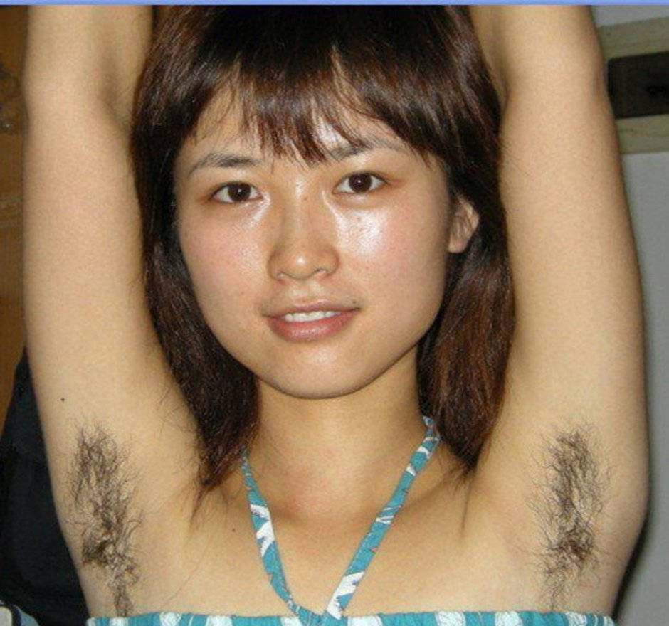 Hairy pussy in a swimsuit