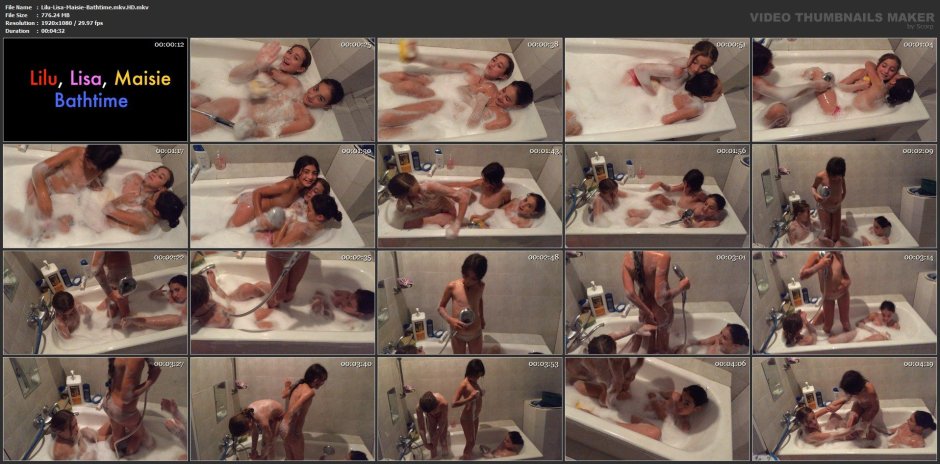 Bathered naked and swimsuits