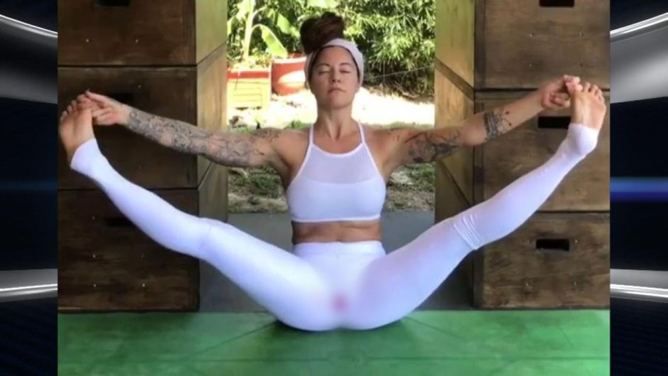Yoga in shorts