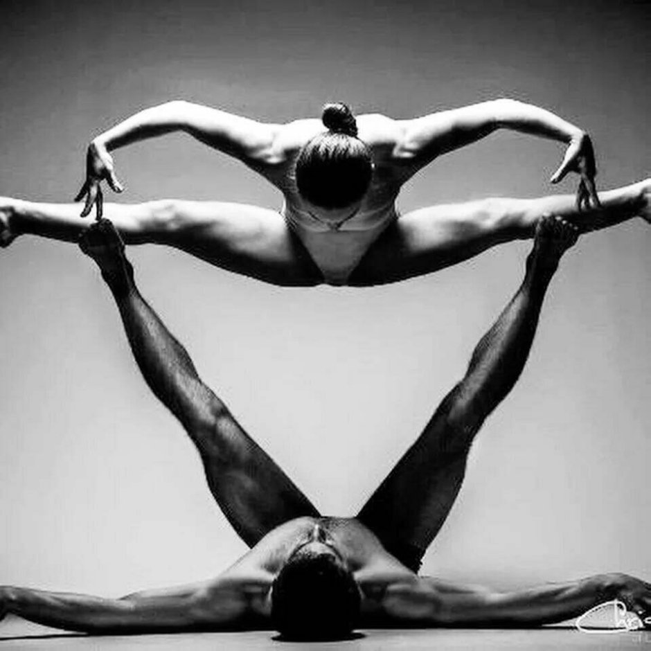 Asanas for a photo shoot