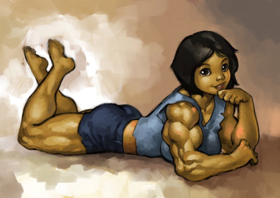 Jasmine Muscle Growth Girl