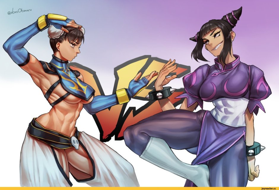 Street Feiter Juri and Chun Lee